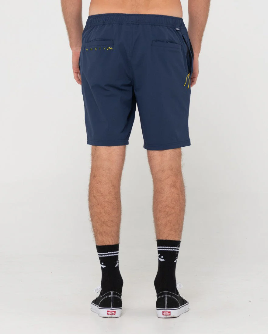 RUSTY Salamander Elastic Walkshort - Navy Blue - Image 2