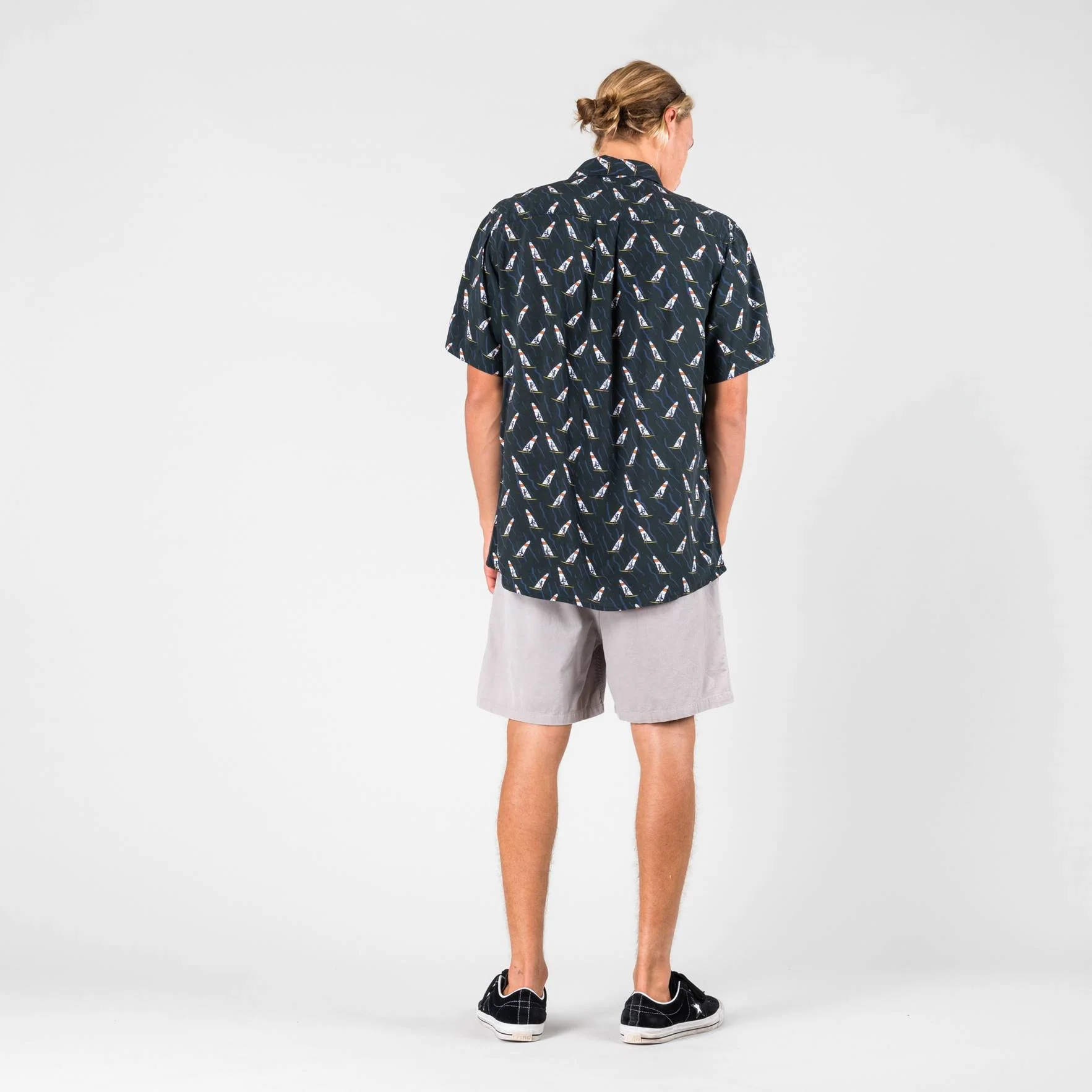 Rusty SHARK ALLEY SHORT SLEEVE SHIRT - Image 3