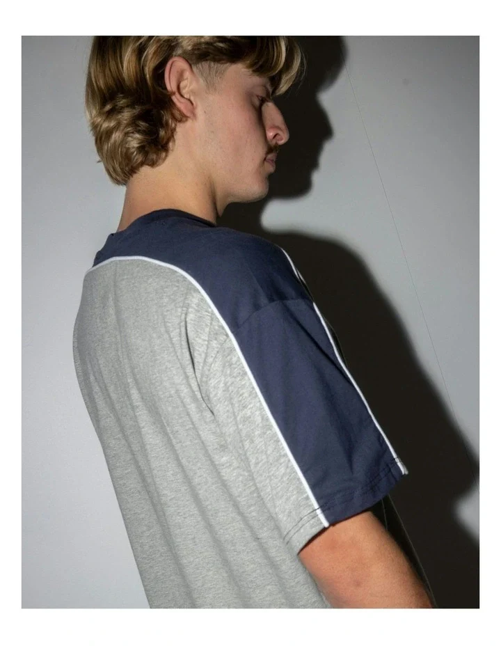 Rusty Straight Shooter s/s Tee - Grey Marle - Image 4