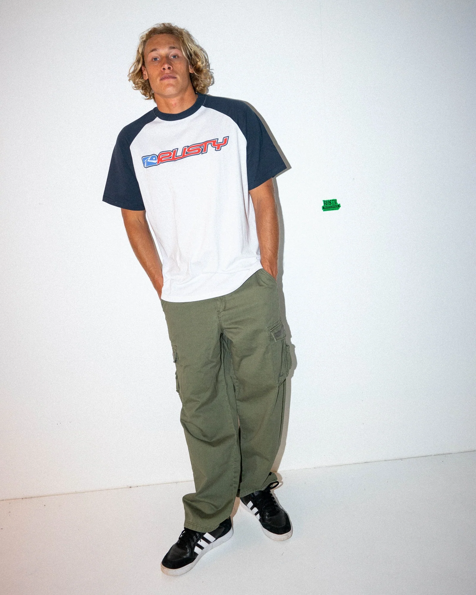 Rusty Swaglan Raglan Relaxed Tee - Image 2