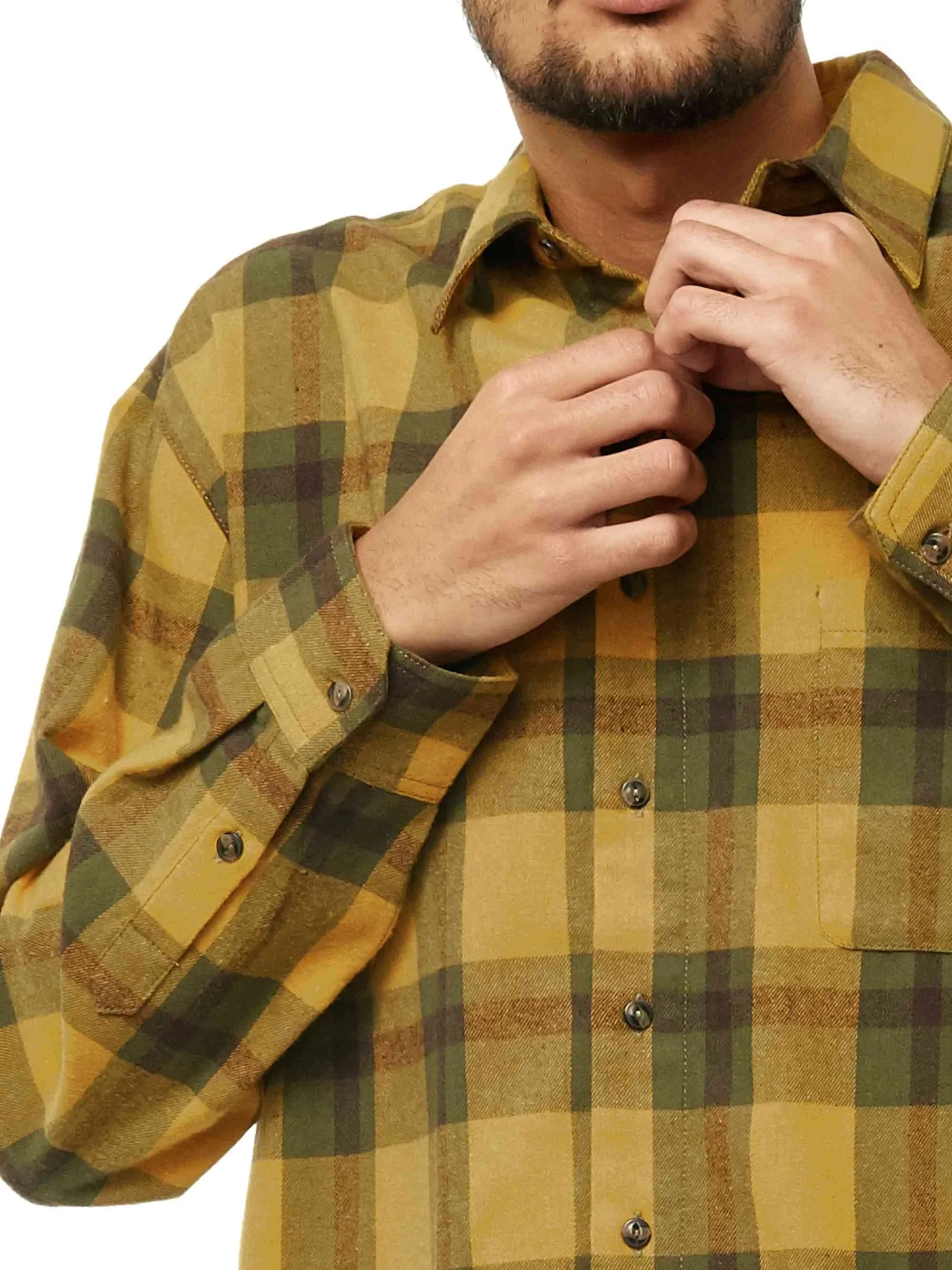 Rusty Thief Long Sleeve Shirt - Ochre - Image 5