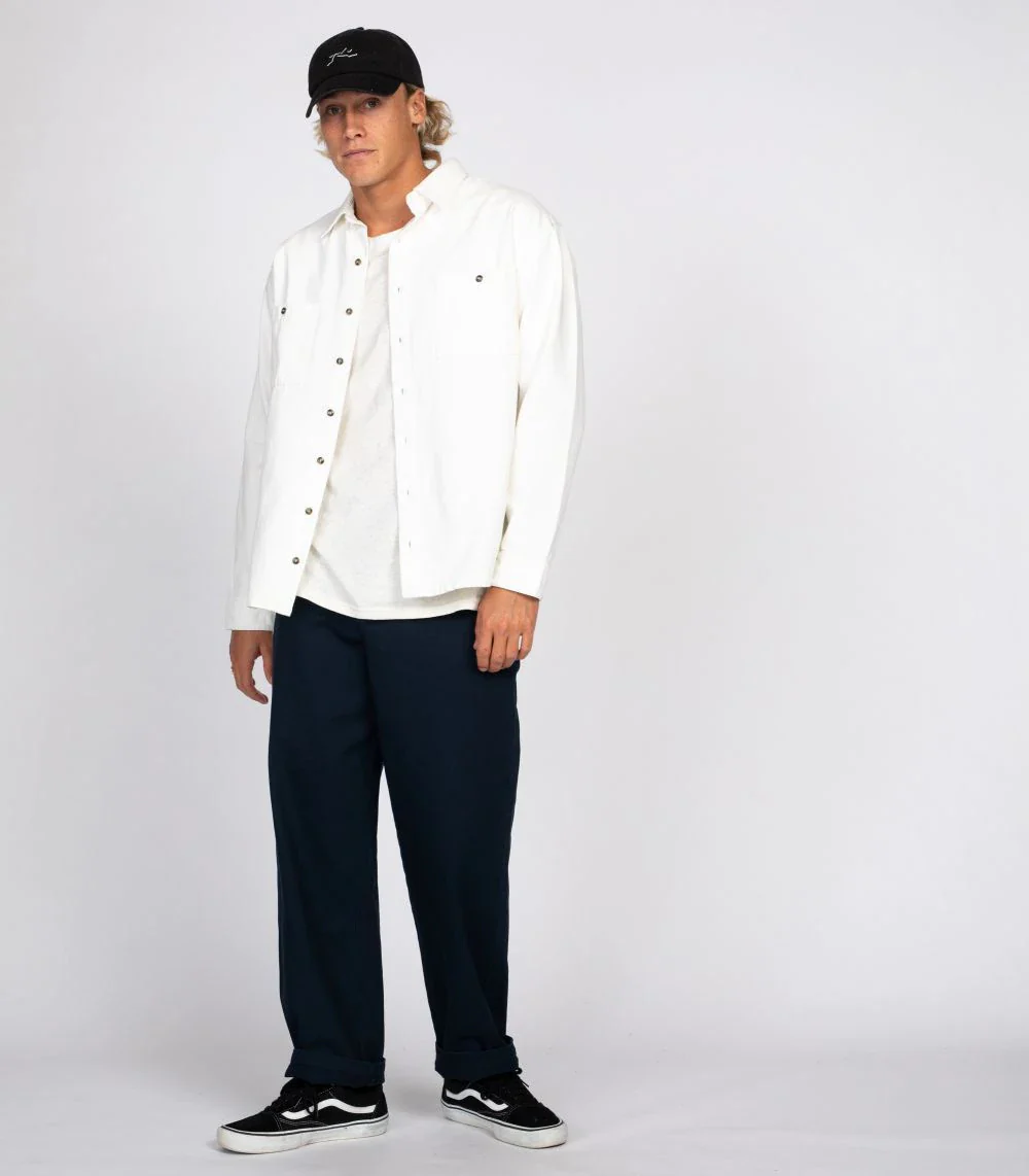 Rusty Yakka Long Sleeve Overshirt - Egret - Image 6