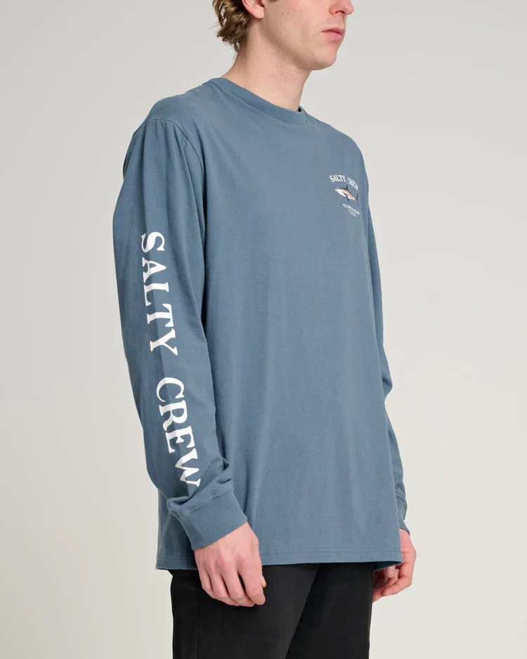 SALTY CREW Bruce L/s Tee - Dark Slate - Image 4