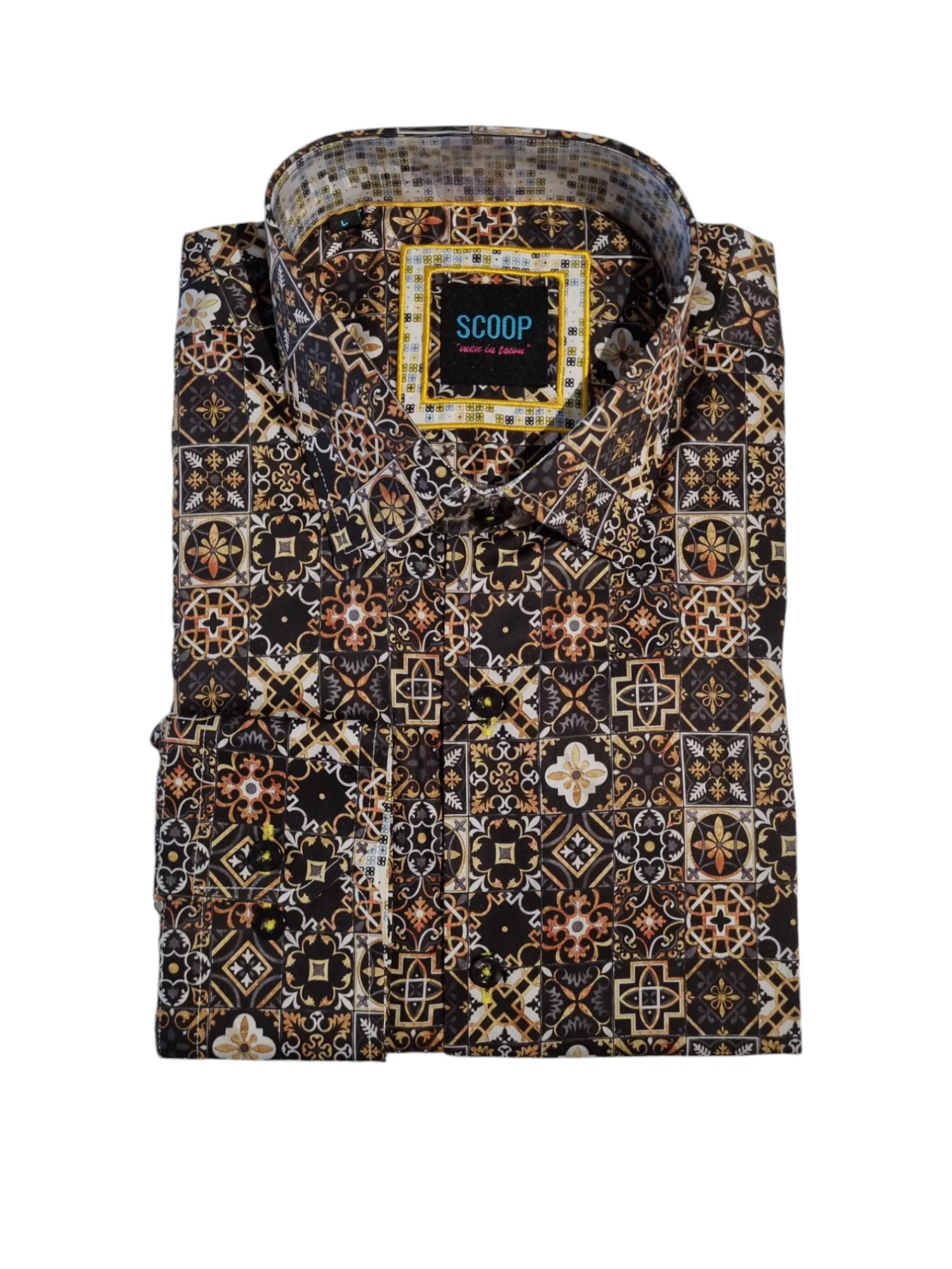 Scoop Barkers Long Sleeve Shirt - Cognac
