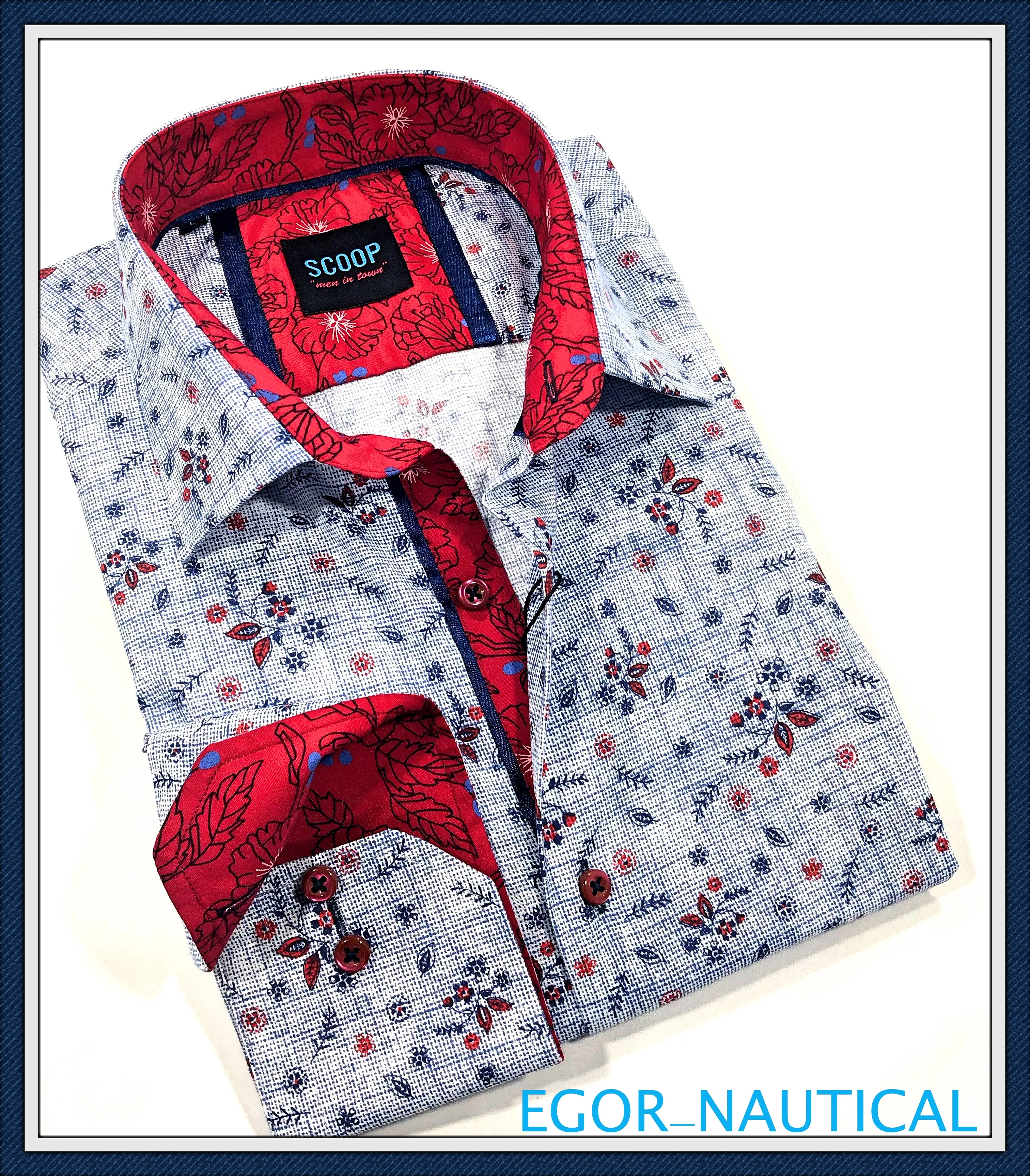 Scoop Egor L/S Shirt - Nautical