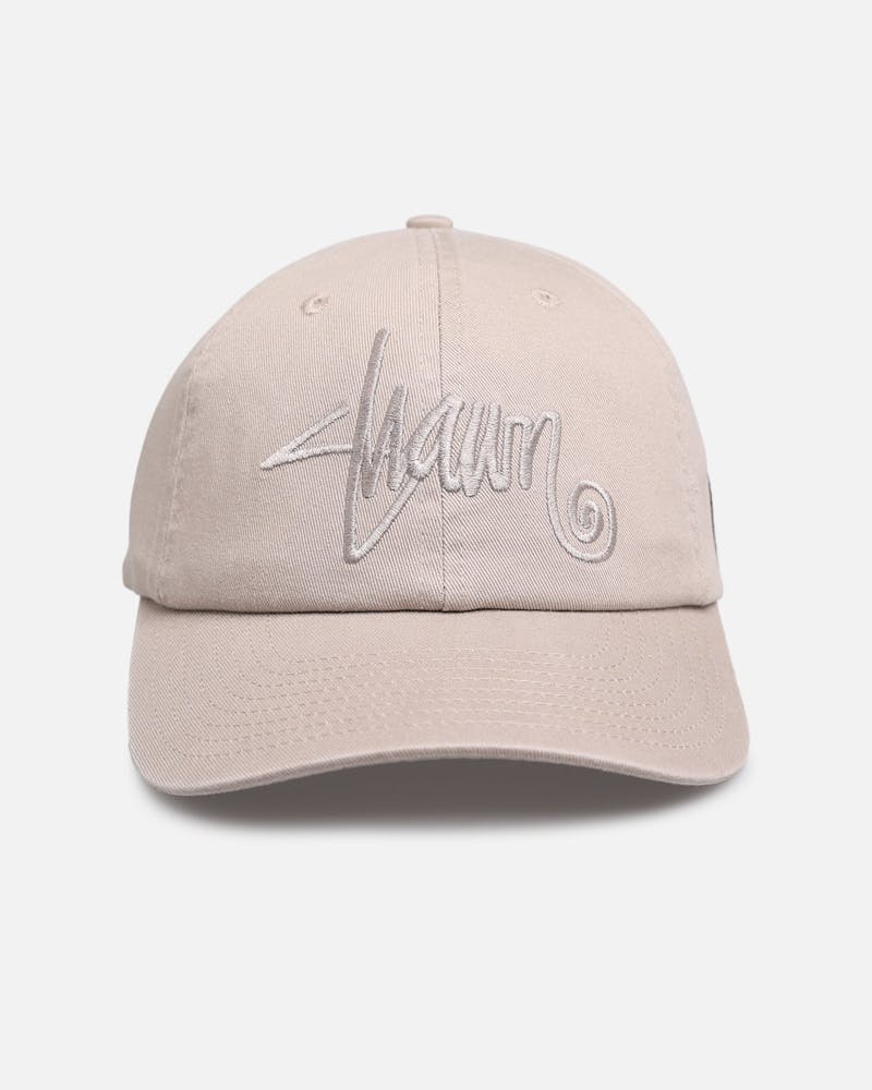 SDOUBLE Shawn Script Strapback Cap - Unbleached