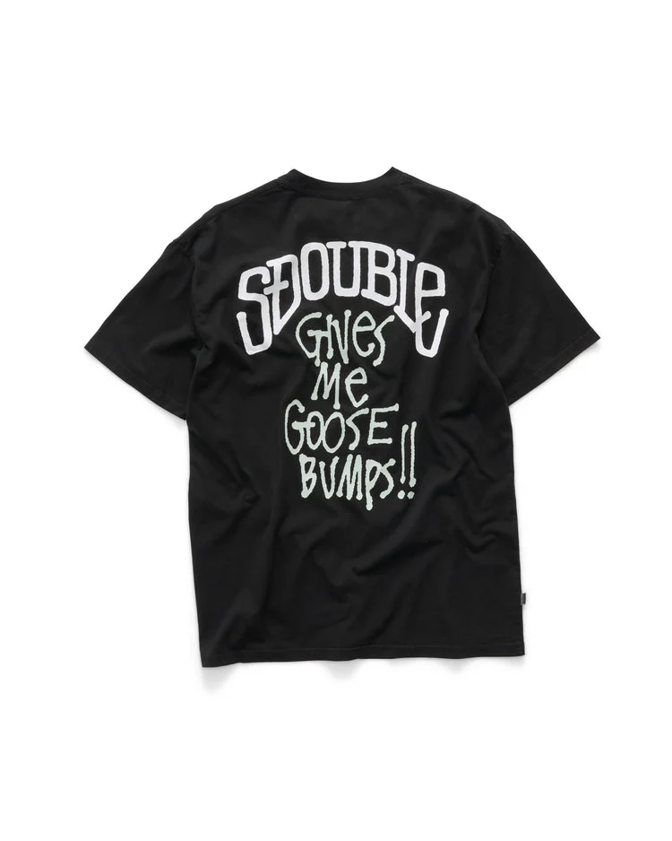 SDOUBLE Goosebumps Tee - Washed Black - Image 2