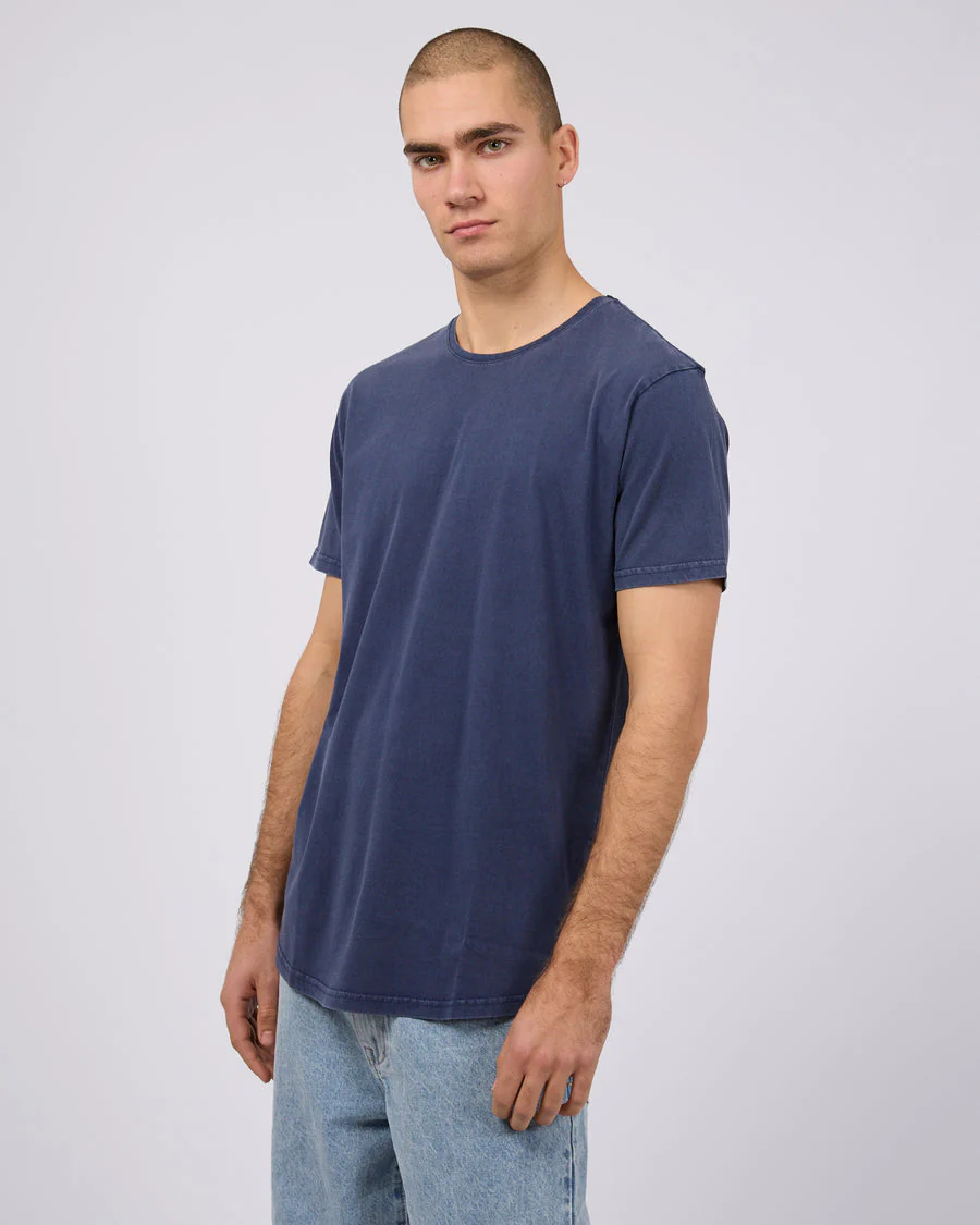 SILENT THEORY 40X0150 TAIL TEE - Navy - Image 4