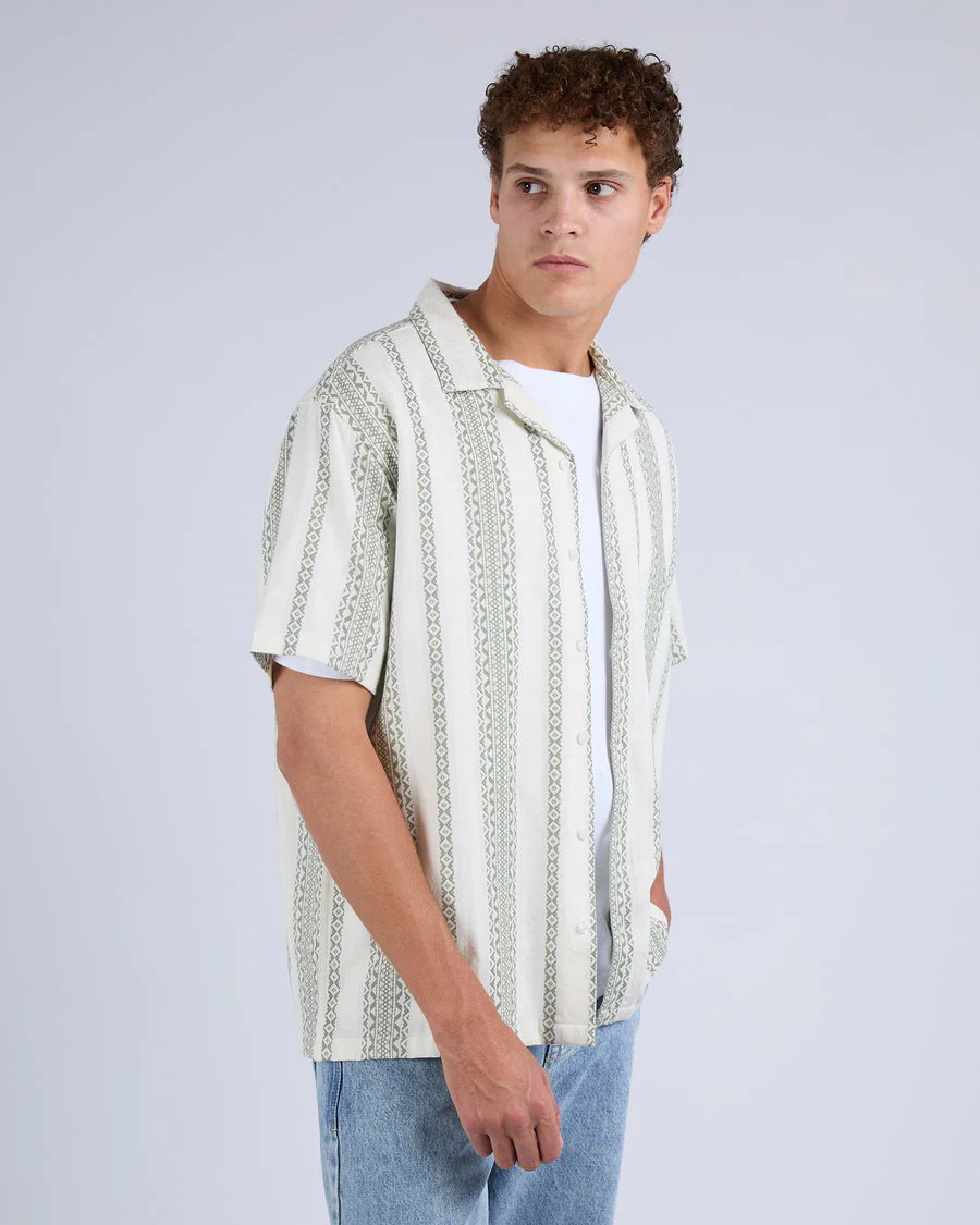 SILENT THEORY Capri S/S Shirt - Green - Image 2