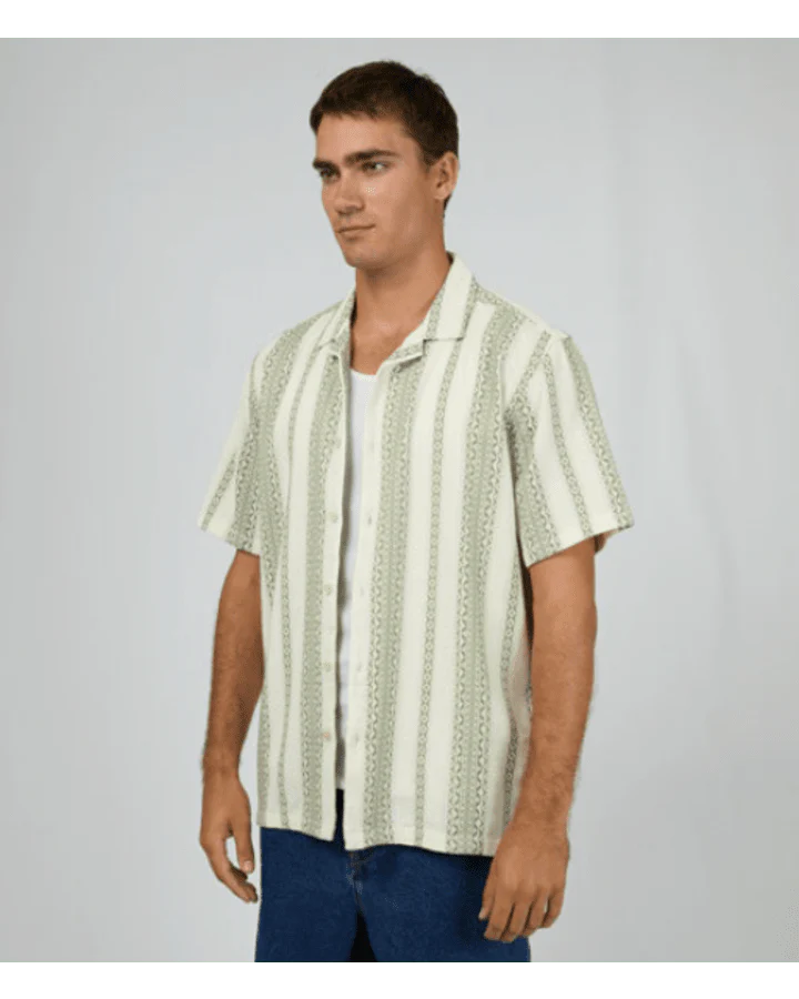 SILENT THEORY Capri S/S Shirt - Green - Image 4