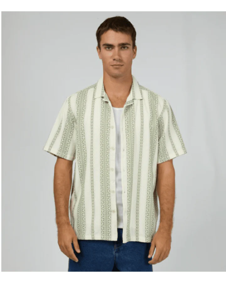 SILENT THEORY Capri S/S Shirt - Green - Image 5