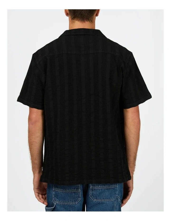 SILENT THEORY Luca S/S Shirt - Black - Image 3
