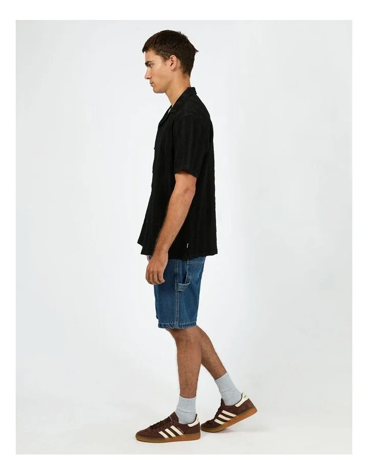 SILENT THEORY Luca S/S Shirt - Black - Image 6