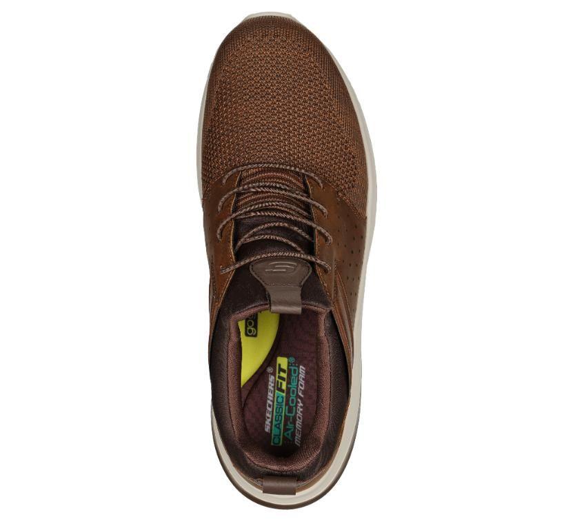 SKECHERS 210238 DELSON 3.0 - CICADA Dark Brown - Image 5