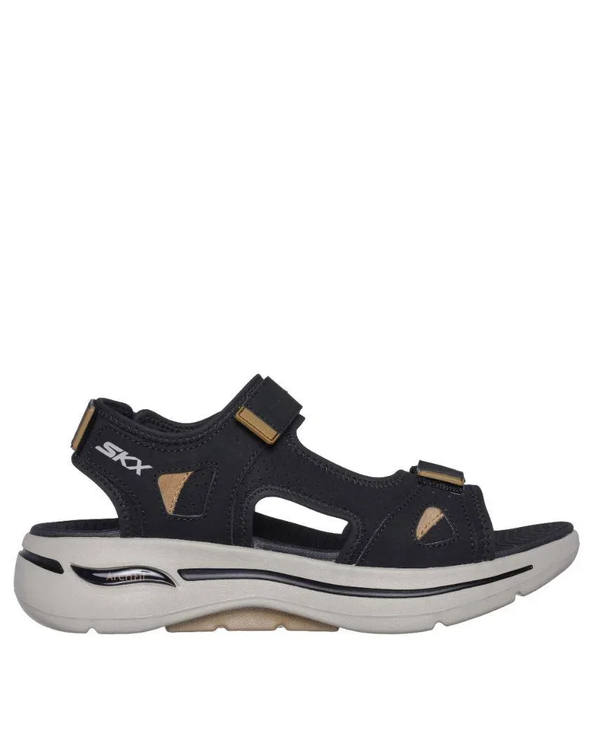 SKECHERS GO walk Arch Fit Sandal - Black/Brown - Image 2