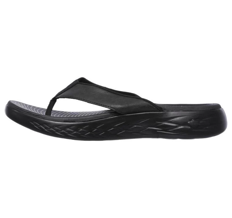SKECHERS 55352 ON THE GO 600 SEAPORT THONGS - Black/Black - Image 3