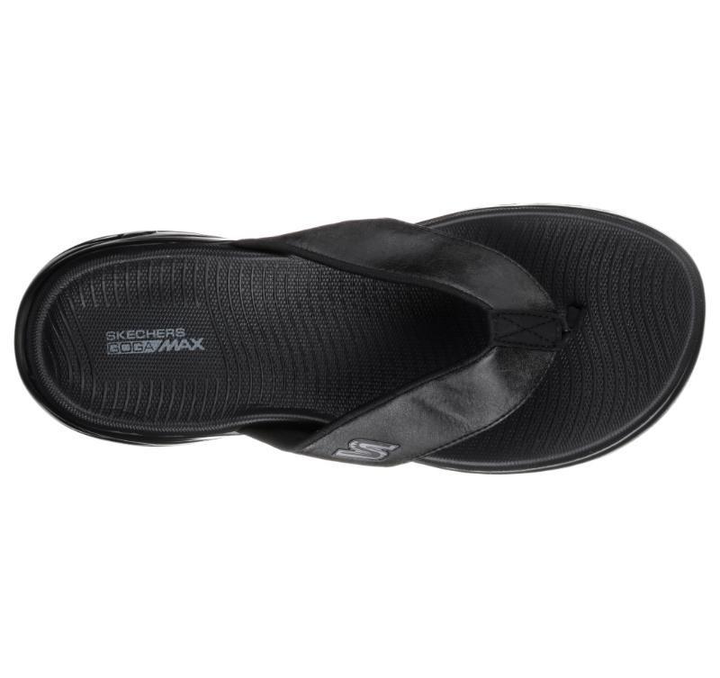 SKECHERS 55352 ON THE GO 600 SEAPORT THONGS - Black/Black - Image 4