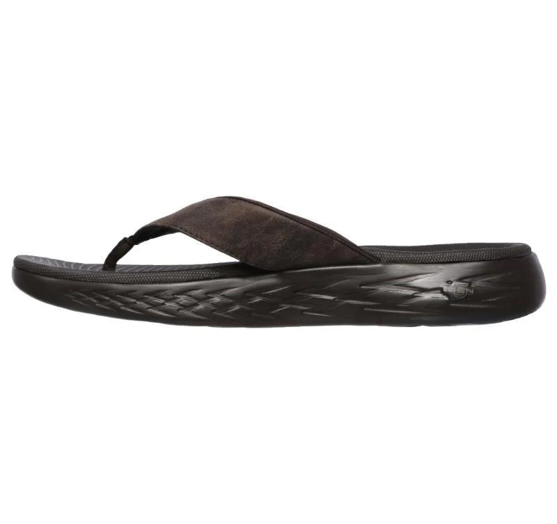 SKECHERS 55352 ON THE GO 600 SEAPORT THONGS - Chocolate - Image 4