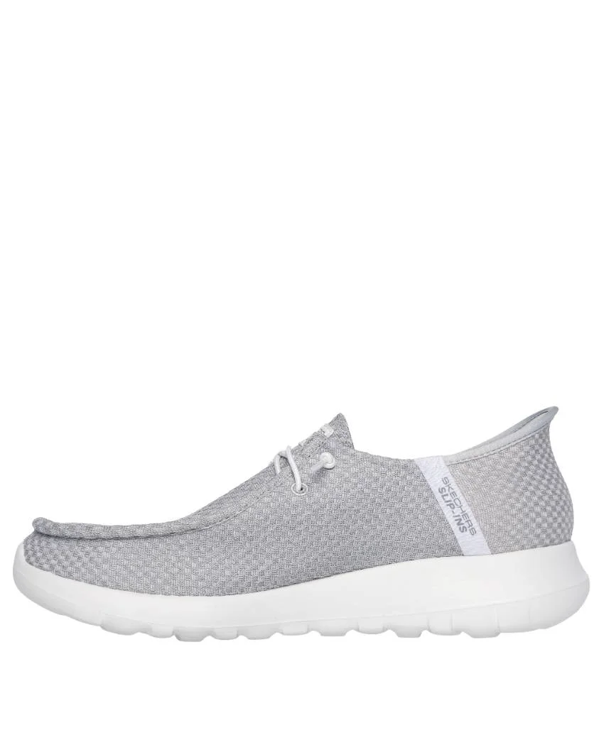 SKECHERS Slip-Ins: GOwalk Max - Halcyon White Grey - Image 2