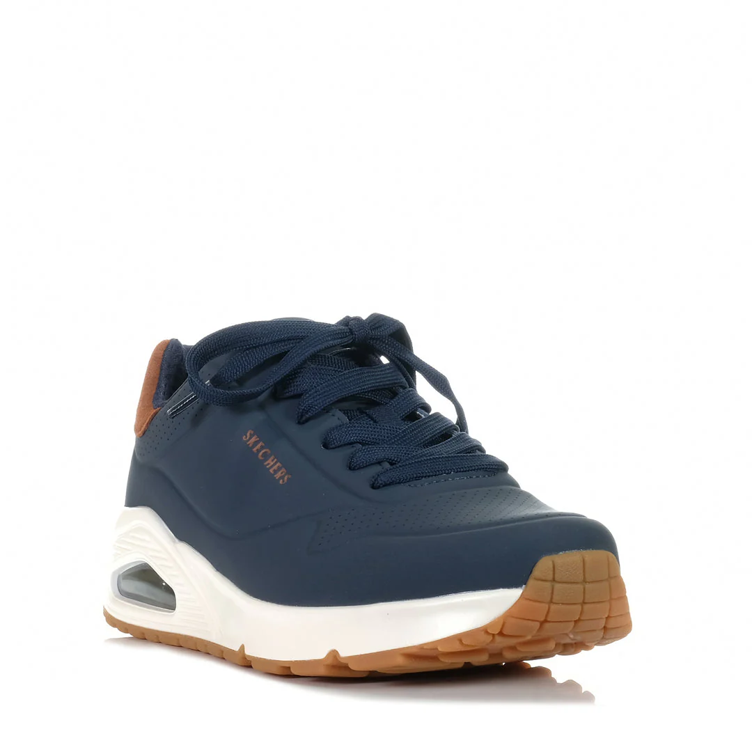 SKECHERS UNO 183004 Suited on Air - Navy - Image 3