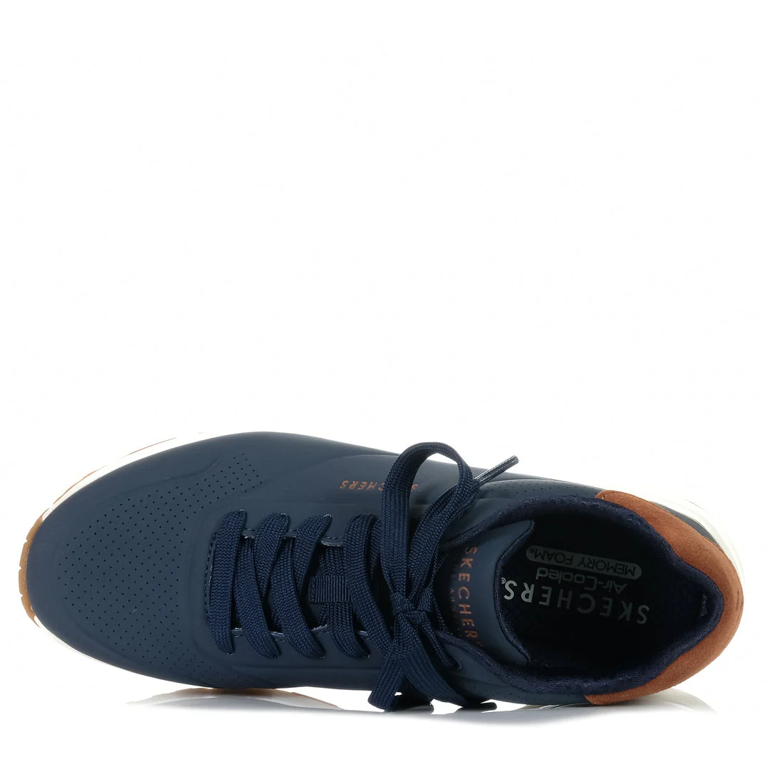 SKECHERS UNO 183004 Suited on Air - Navy - Image 5