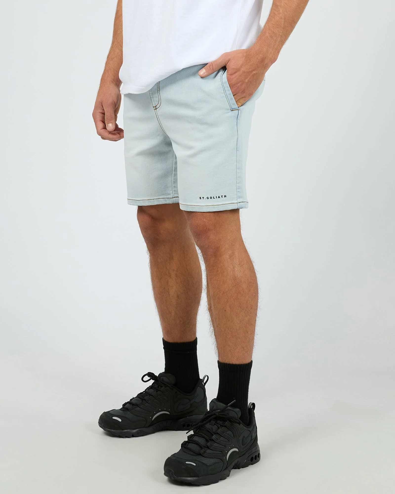 ST GOLIATH Fairhaven Short - Denim - Image 6