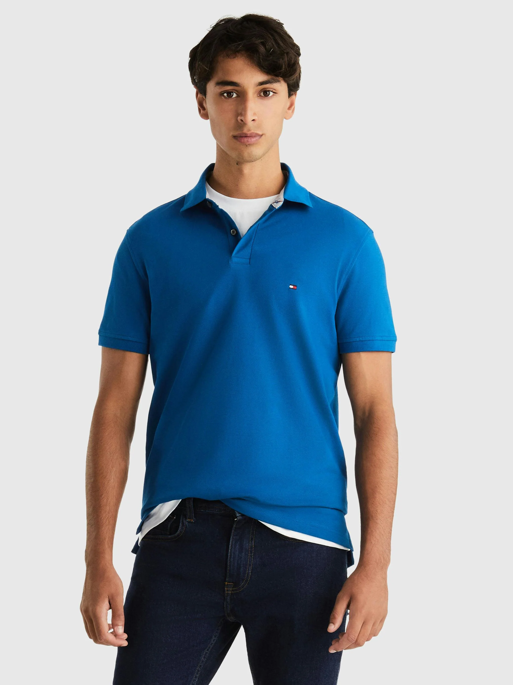 TOMMY HILFIGER 1985 Polo - Vibrant Indigo - Image 2
