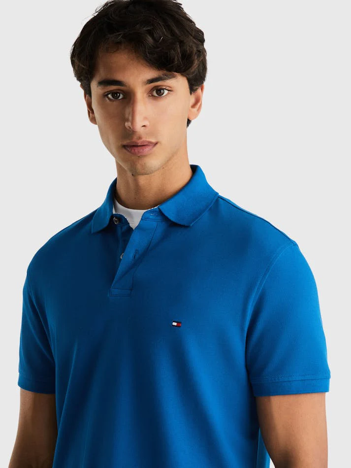 TOMMY HILFIGER 1985 Polo - Vibrant Indigo - Image 3