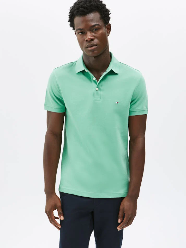 TOMMY HILFIGER MW0MW32347 1985 SLIM FIT POLO - Fort Green - Image 2