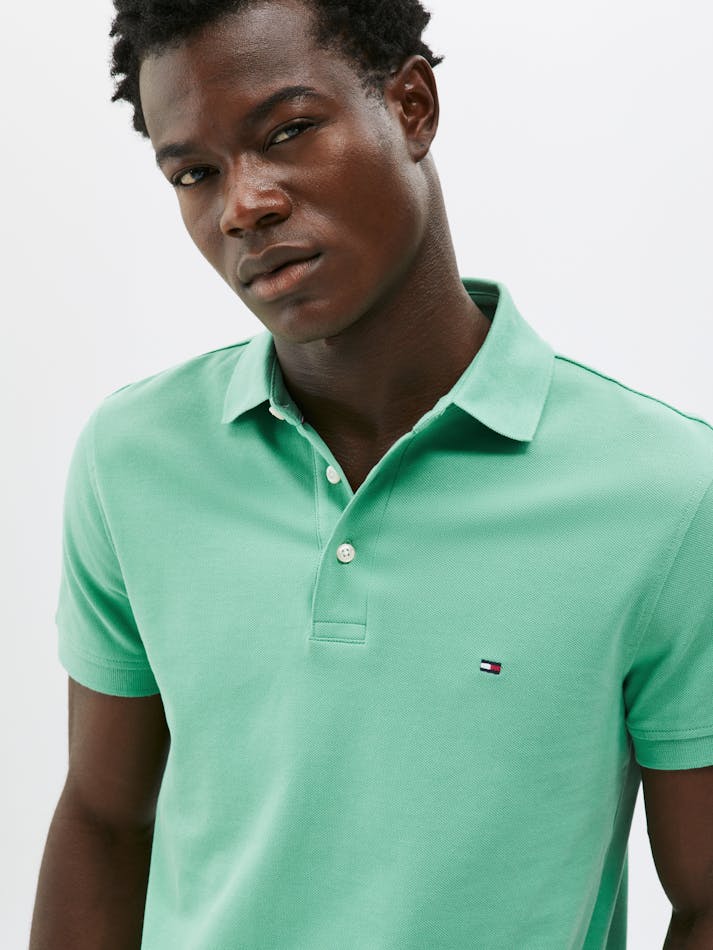 TOMMY HILFIGER MW0MW32347 1985 SLIM FIT POLO - Fort Green - Image 4