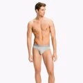 TOMMY HILFIGER 1U87903766 3 Pack Brief - Black/Grey Heather/White - Image 3