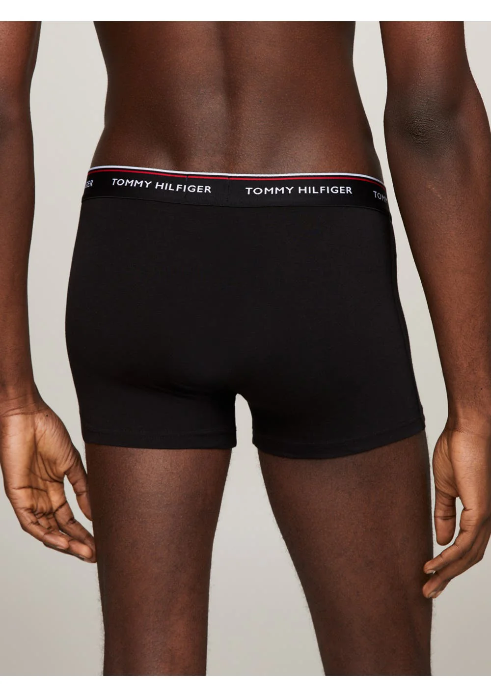 TOMMY HILFIGER 1U87903842 3 Pack Stretch Cotton Trunk – Black - Image 3