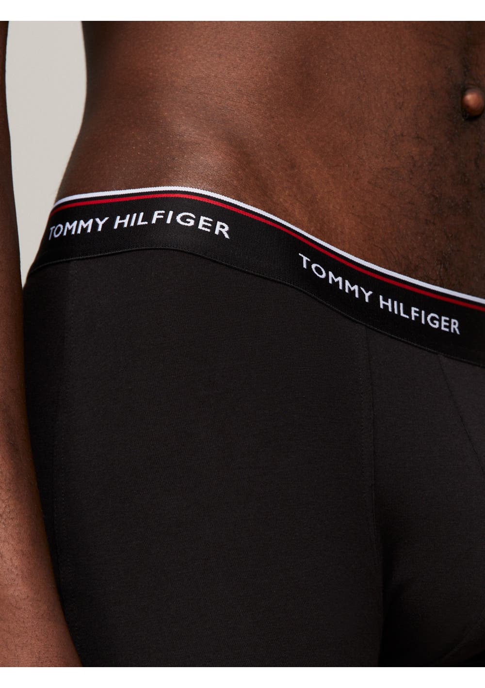TOMMY HILFIGER 1U87903842 3 Pack Stretch Cotton Trunk – Black - Image 4