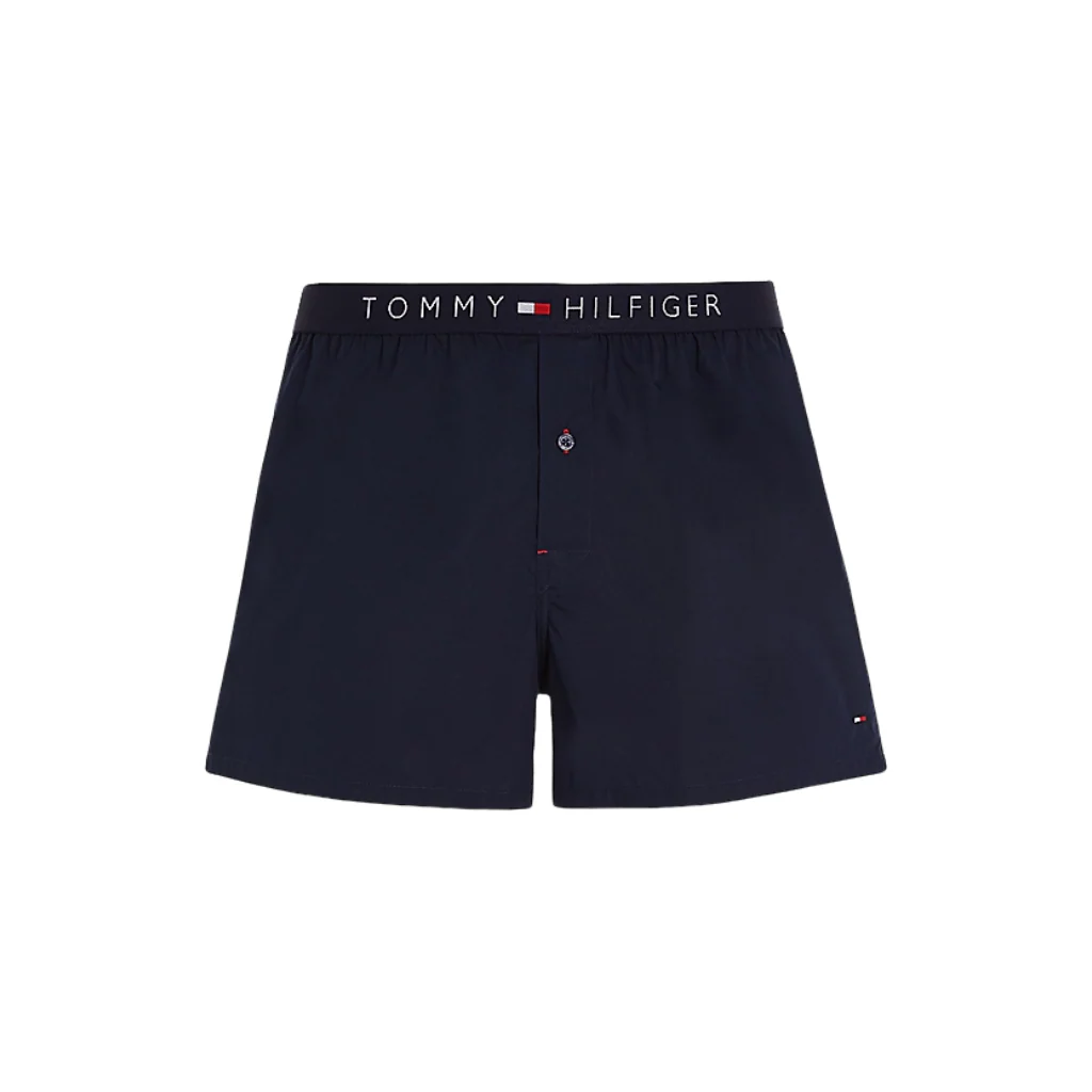 TOMMY HILFIGER 1U87905489_416 Woven Boxer - Navy Blazer - Image 2