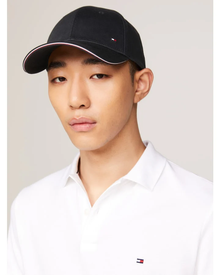 TOMMY HILFIGER AM0AM12534 CORPORATE COTTON 6 PANEL CAP - Black - Image 2