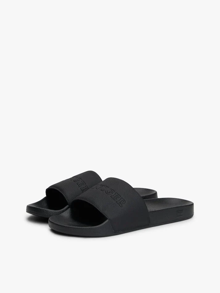 TOMMY HILFIGER FM0FM05619 Tumble Pool Slides - Black - Image 2