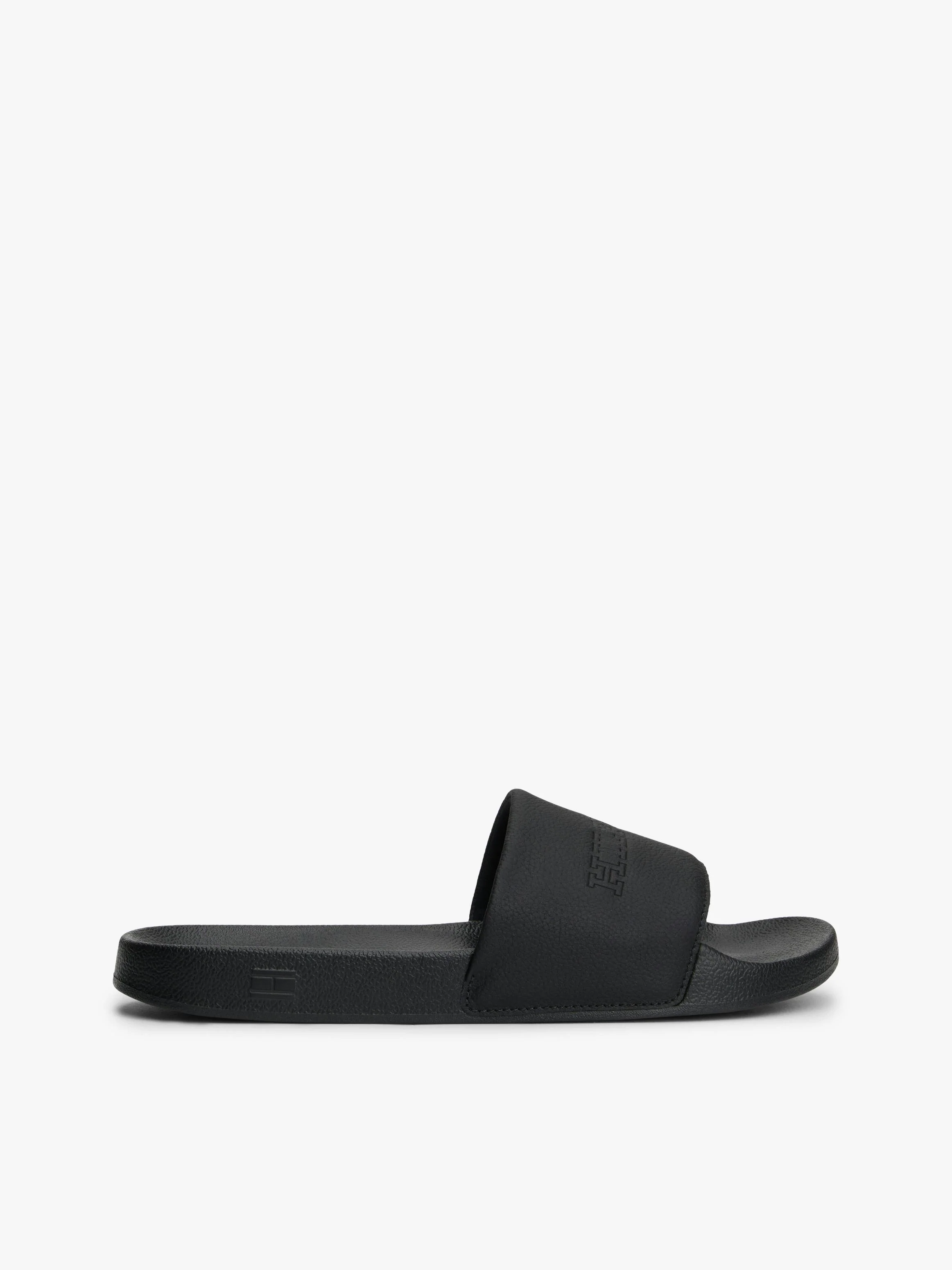 TOMMY HILFIGER FM0FM05619 Tumble Pool Slides - Black - Image 3