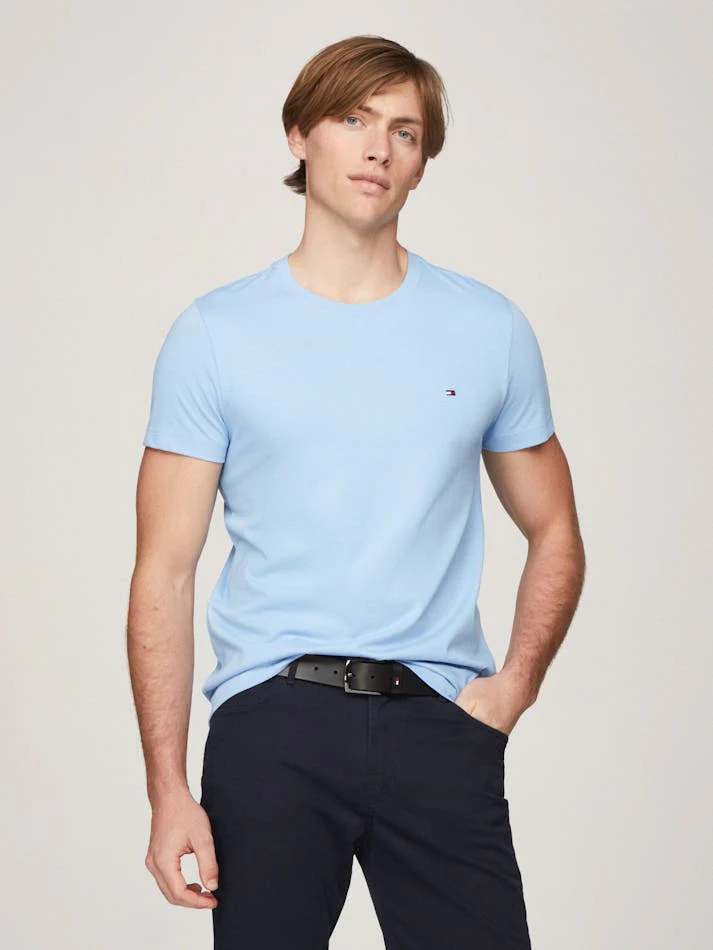 TOMMY HILFIGER MW0MW10839_C1R Essential Cotton Tee - Kingly Blue