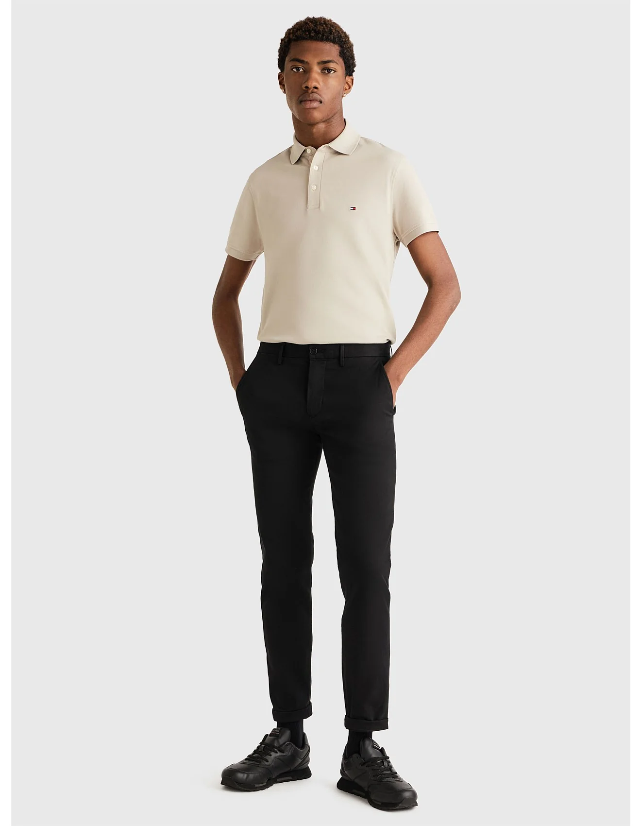 TOMMY HILFIGER MW0MW32346_AEP IM 1985 Regular Fit Polo - Stone - Image 3