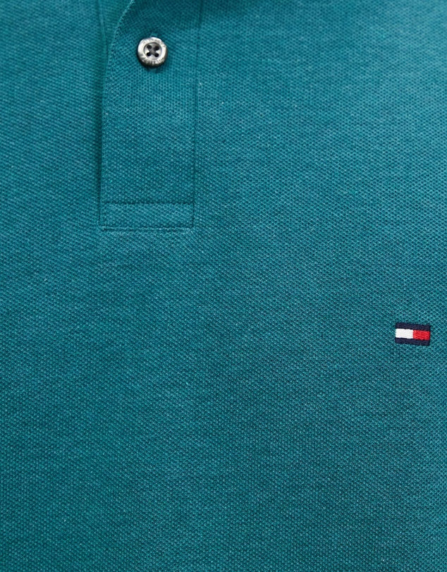 TOMMY HILFIGER MW0MW32346_MRJ IM 1985 Regular Fit Polo - Green Heather - Image 5