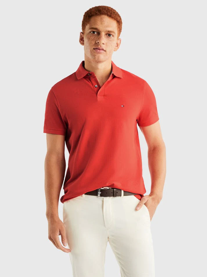 TOMMY HILFIGER MW0MW32347_SOH IM 1985 Regular Fit Polo - Sun Kissed - Image 3