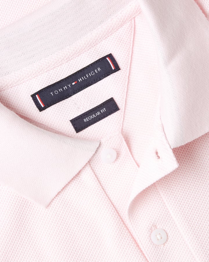 TOMMY HILFIGER MW0MW36790_TOG Vertical Flag Regular Polo - Light Pink - Image 2