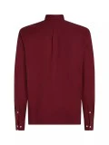 TOMMY HILFIGER MW0MW36824 VLP Flex Brushed Solid Rf Shirt - Deep Rouge - Image 4