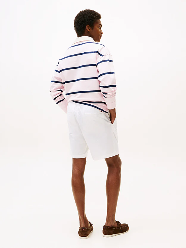 TOMMY HILFIGER MW0MW38845YCF Paper Touch Regular Shorts - Optic White - Image 4