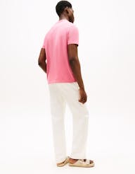 TOMMY HILFIGER MW0MW39355 Logo Crew Neck Tee - Vintage Rosey - Image 3