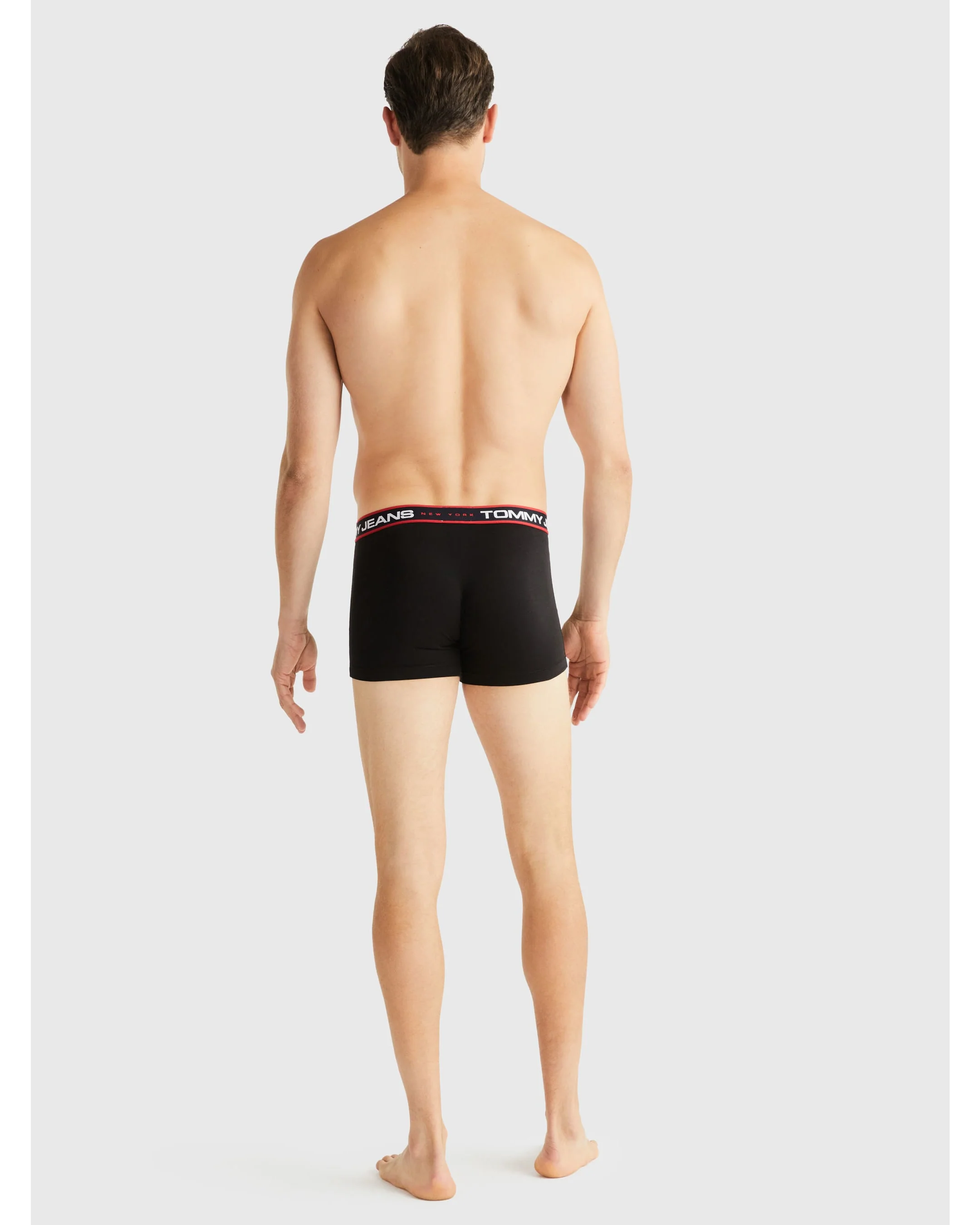 TOMMY HILFIGER UM0UM02968_0R7 New York 3-Pack Logo Tape Trunks - Black/Black/Black - Image 5