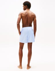 TOMMY HILFIGER UM0UM03258 Original Logo Mid Length Swim Shorts - Sweet Blue - Image 3