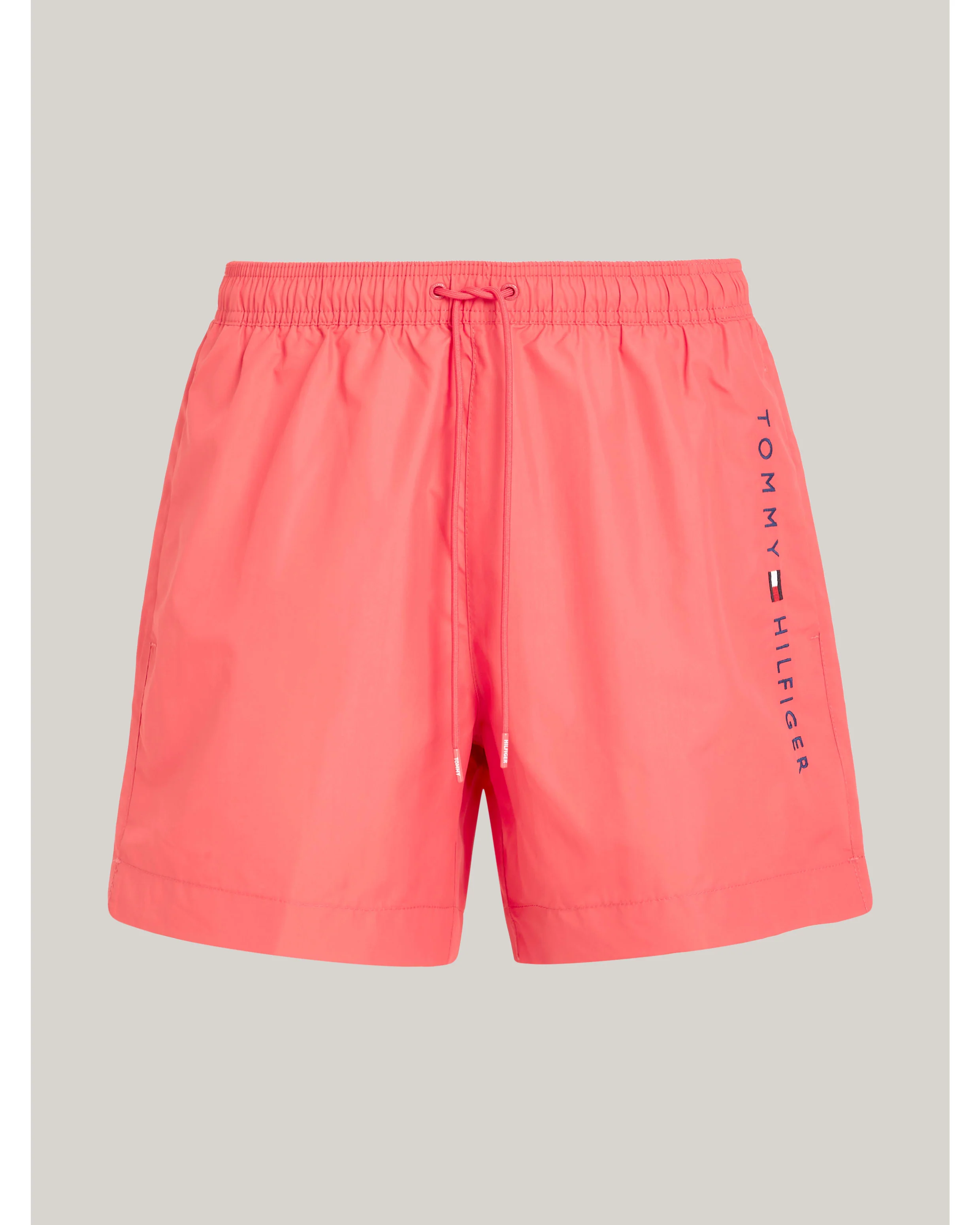 TOMMY HILFIGER UM0UM03258_TJN Original Logo Mid Length Swim Shorts - Laser Pink - Image 5