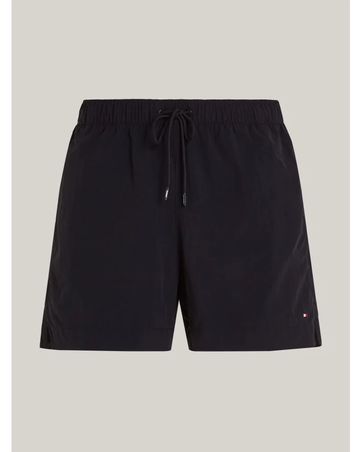 TOMMY HILFIGER UM0UM03280_DW5 Flag Mid Length Drawstring Swim Shorts - Desert Sky - Image 3
