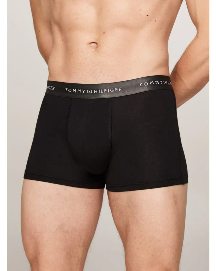 TOMMY HILFIGER UM0UM03411_0TU 3-Pack Metallic Logo Trunks Gift Set - GOLD/GOLD/GOLD (Copy) - Image 2